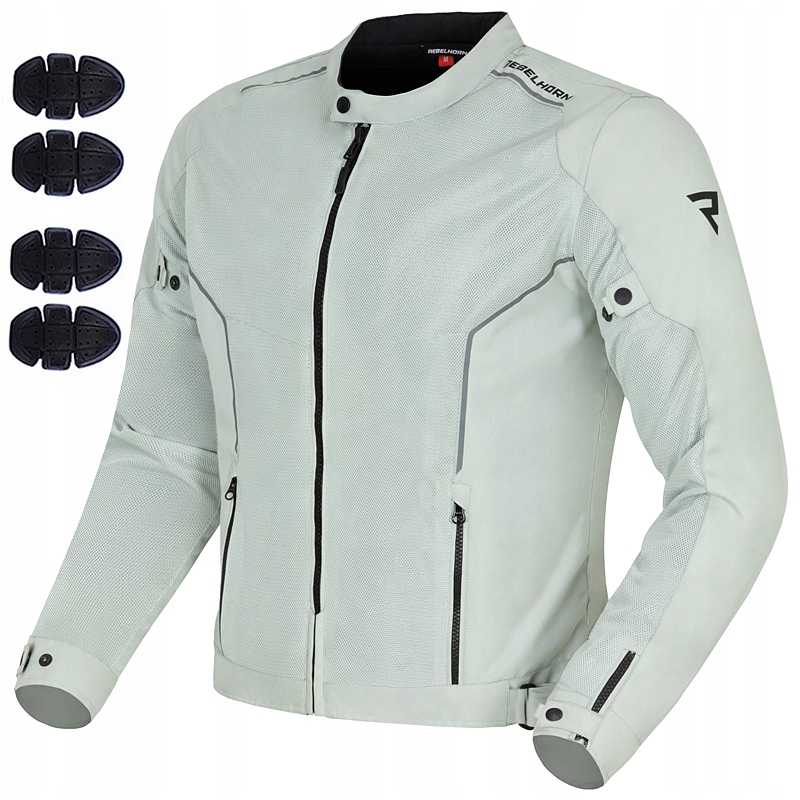 Textilná Bunda Rebelhorn Wave Grey 4XL