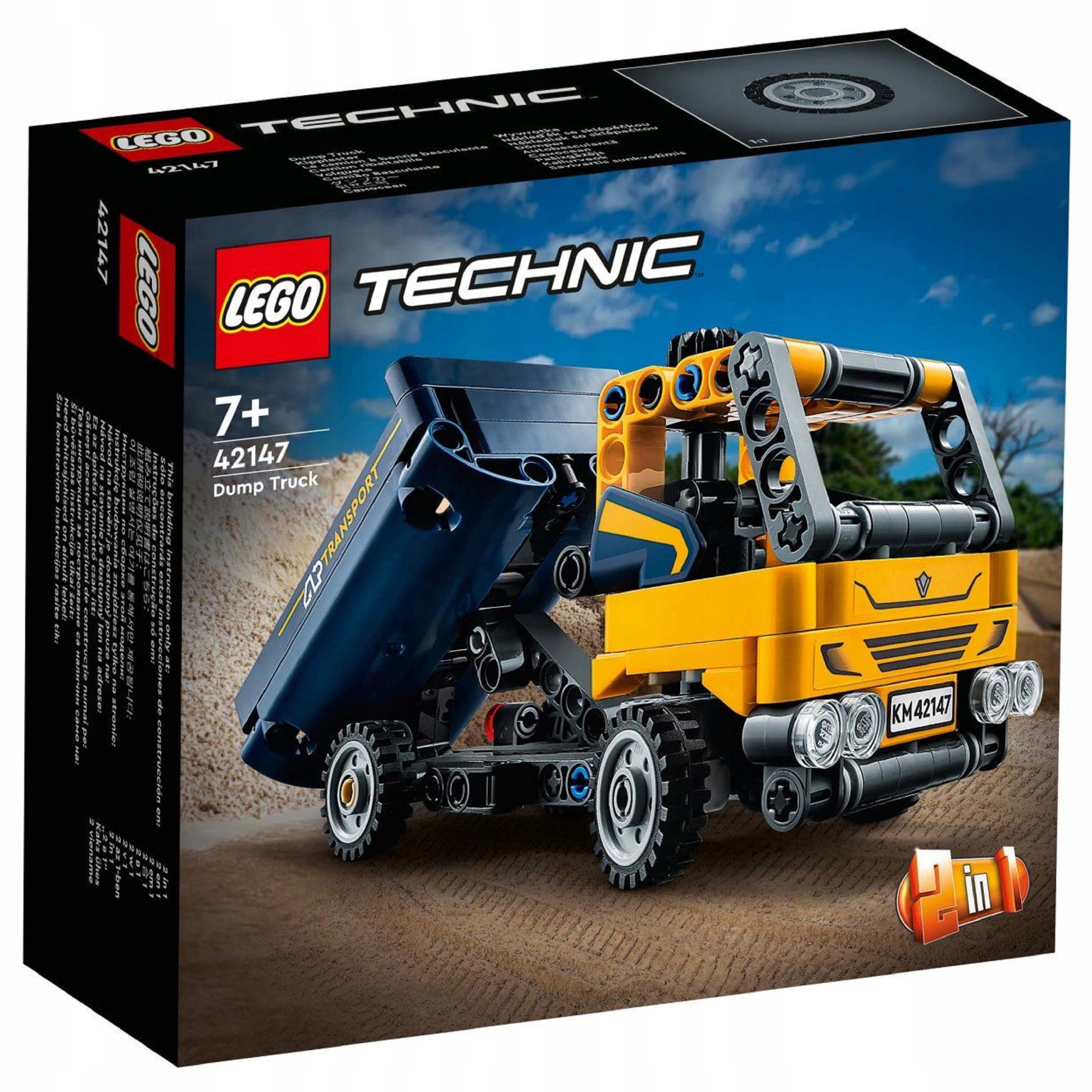 

Lego Technic 2W1 Ciężarówka Koparka Wywrotka 42147