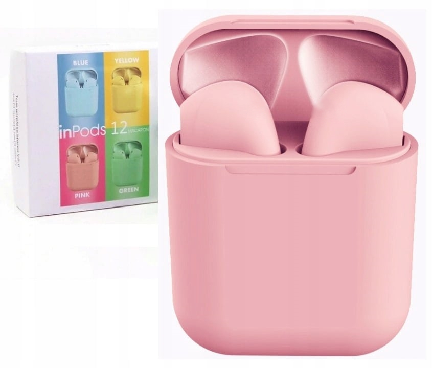 

Słuchawki Bezprzewodowe Inpods 12 Powerbank Kolory