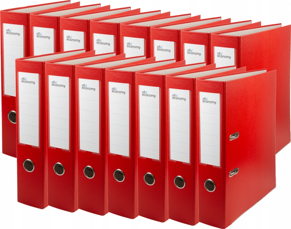 

Segregator Biurowy A4 75mm Okuty Czerwony x 15