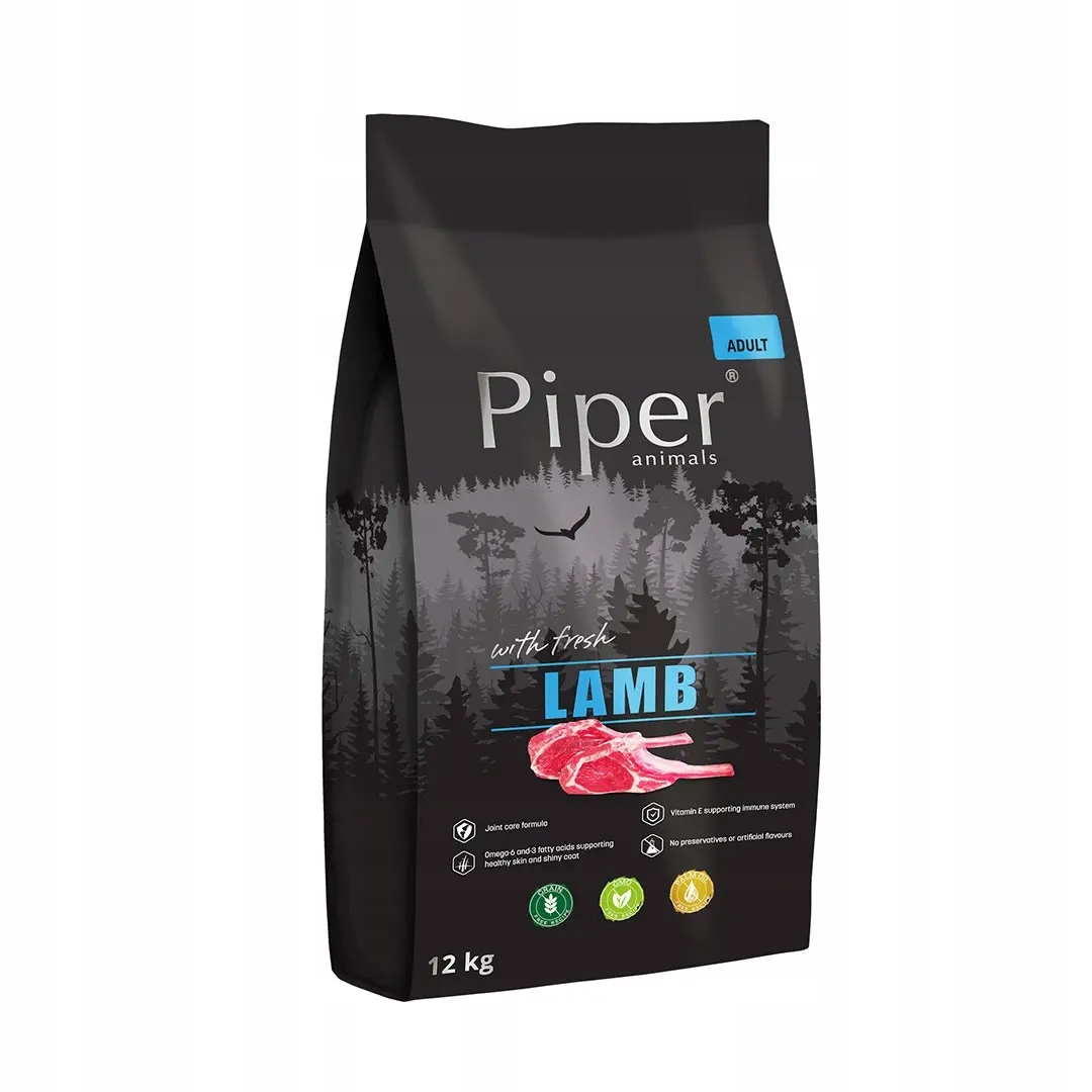 Dolina Noteci Piper Animals sucha karma dla psa z jagnięciną 12 kg