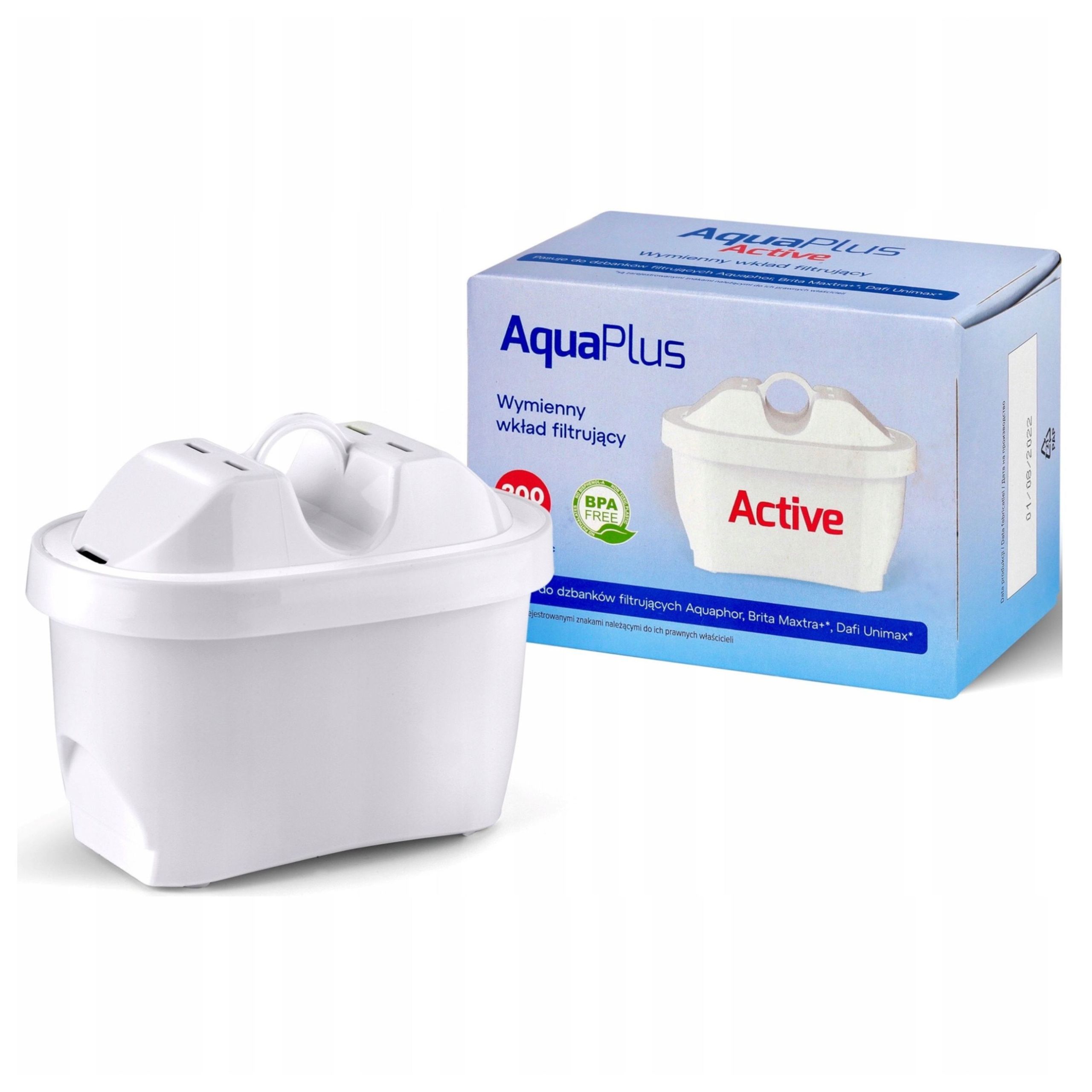 Wkład AquaPlus uniwersalny filtr do wody do Aquaphor 24 szt.