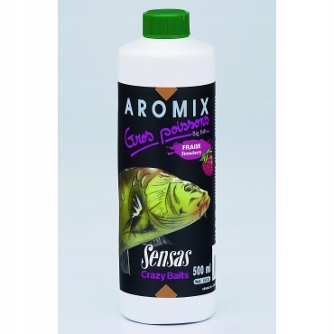 Sensas Aromix Gros Poissons Fraise 500ml
