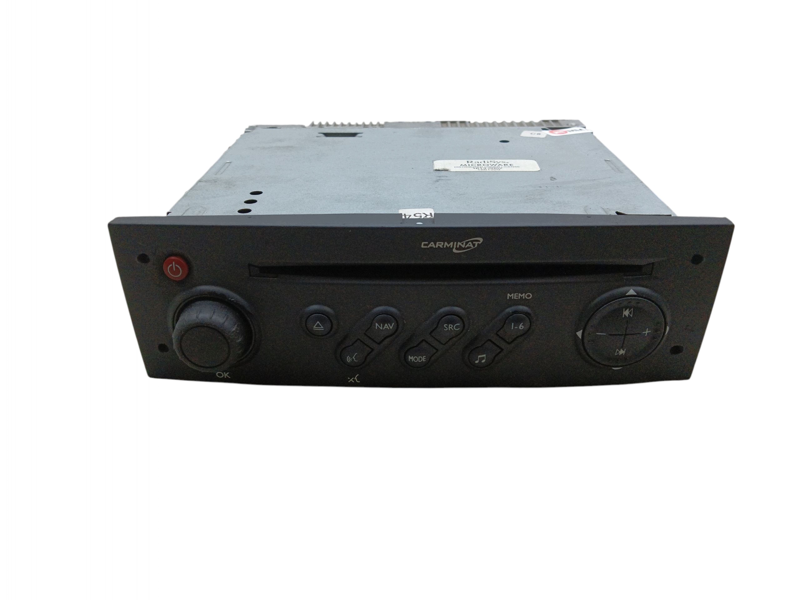 RADIO CD CARMINAT RENAULT SCENIC II 8200796837 + code