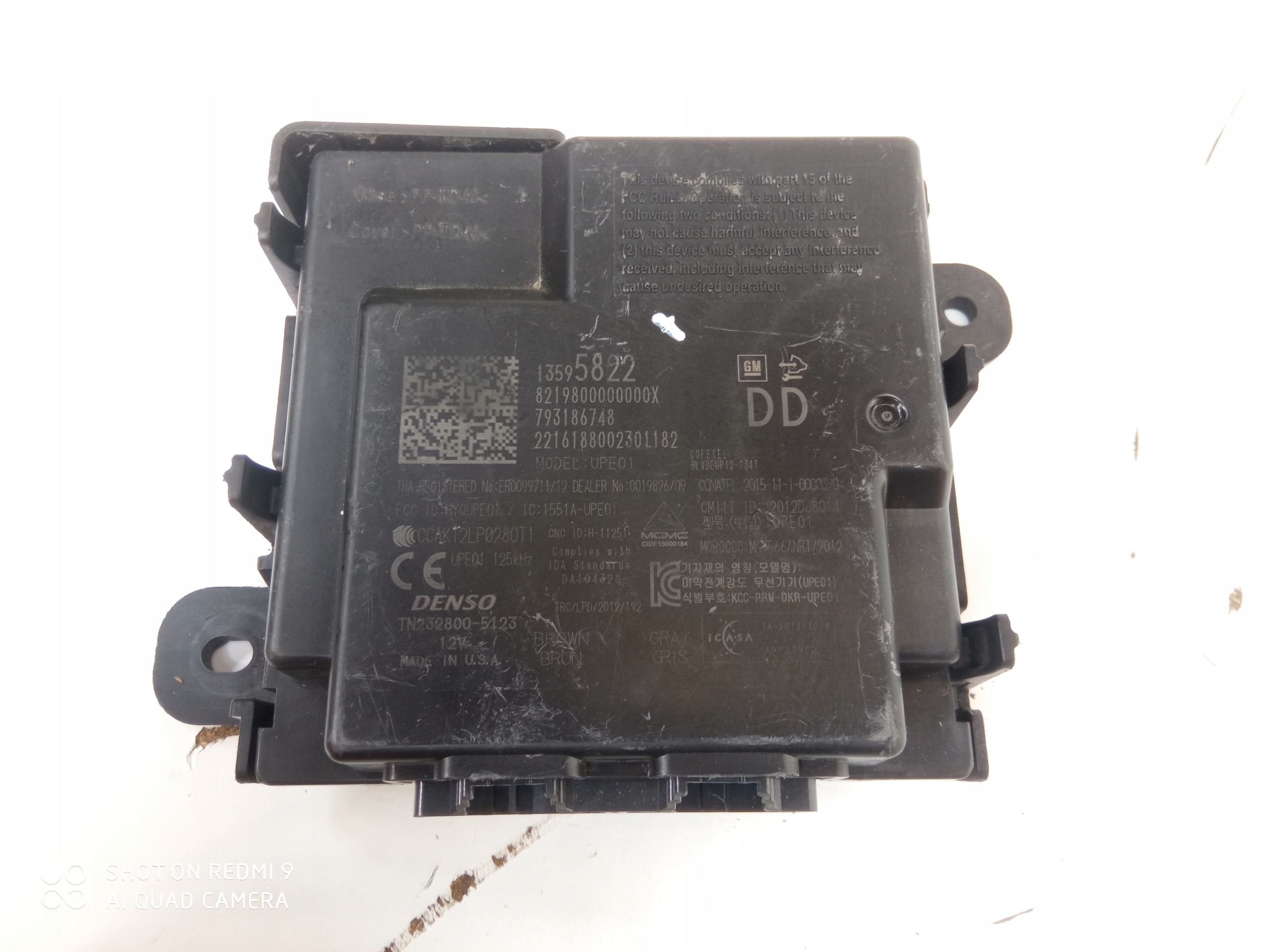 OPEL ASTRA K module control unit KEYLESS 13595822