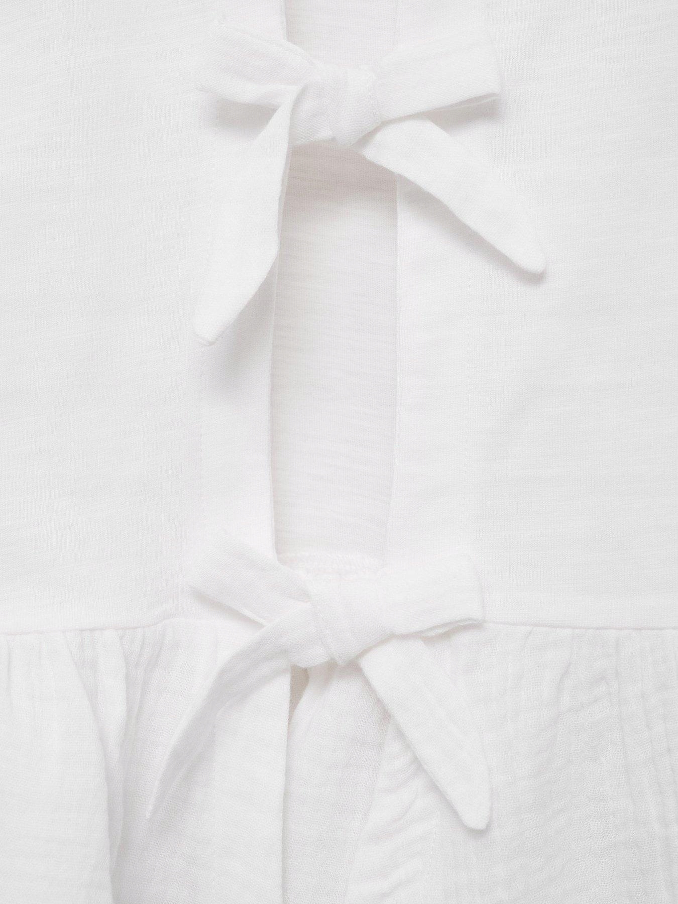 134 MANGO DZIEWCZĘCY TOP Z FALBANKĄ 9-10Y mtp