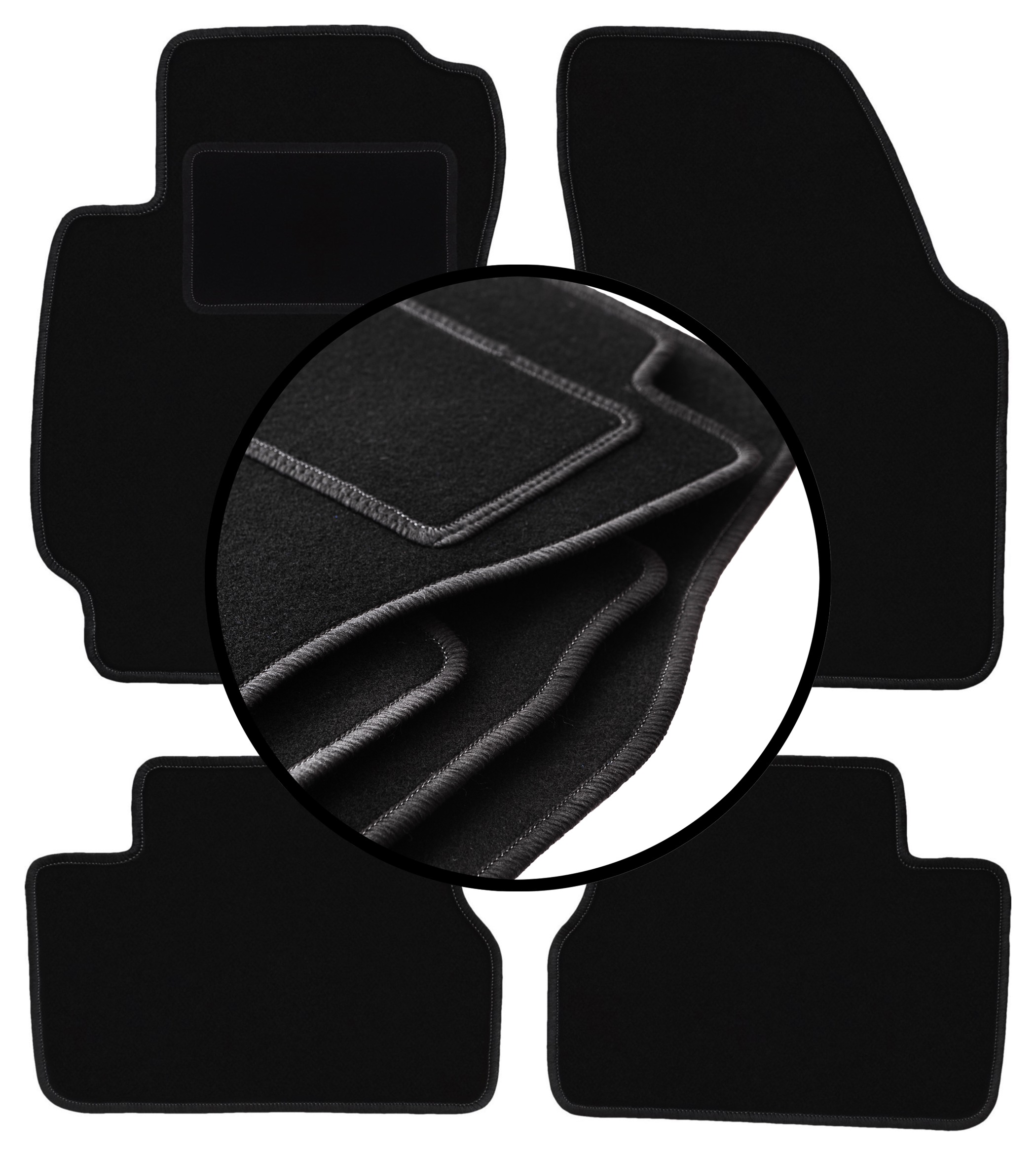 Velurové koberce komplet pro: Honda Hr-v I crossover (1999-2006)