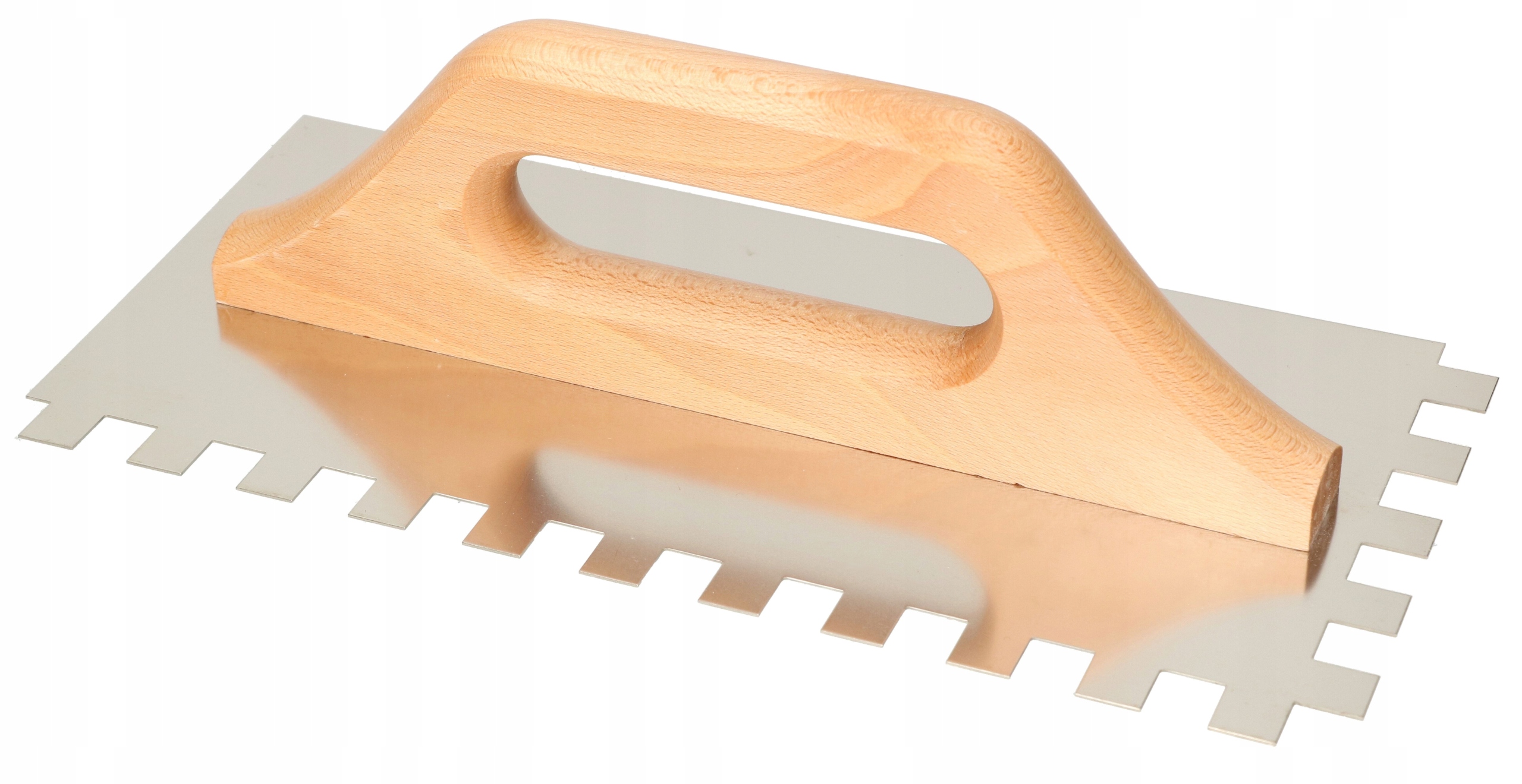 PACA ZĘBATA STALOWA 12X12MM PŁYTEK KLEJU TYNKU MAS Szerokość 130 mm