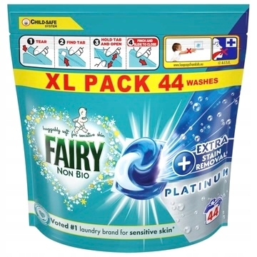 Levně Fairy Non-Bio Kapsle na praní pro kojence 44ks pro citlivou pokožku