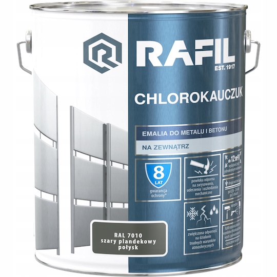 Chlorkaučuk Šedý Ral 7010 10 L Rafil