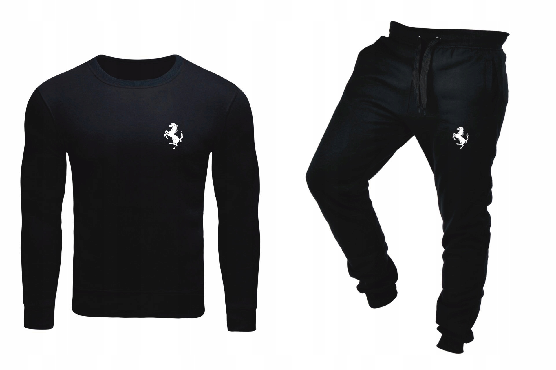 Tepláková Souprava Teplákovka Bez Kapuce Bez Kapuce Černá XXL