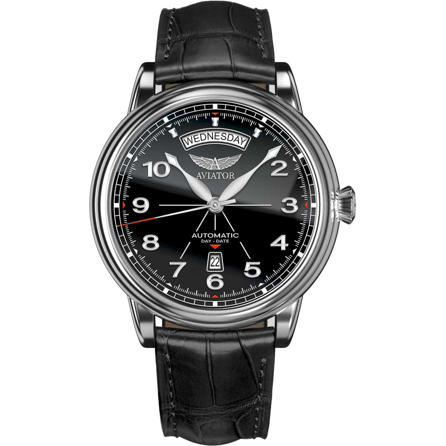 Zegarek Męski Aviator V.3.44.0.397.4 czarny