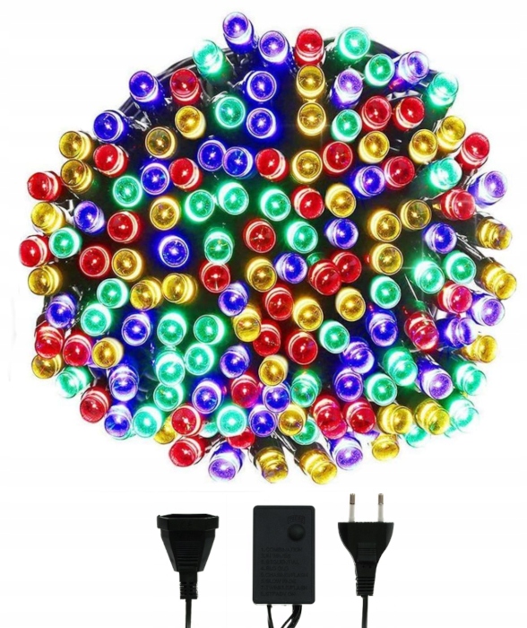 

Lampki Choinkowe Led 100 Multikolor 6 m Łączenie