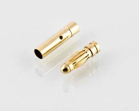 

Konektor Gold Banan 3mm Wtyk Gniazdo Złącze Rc