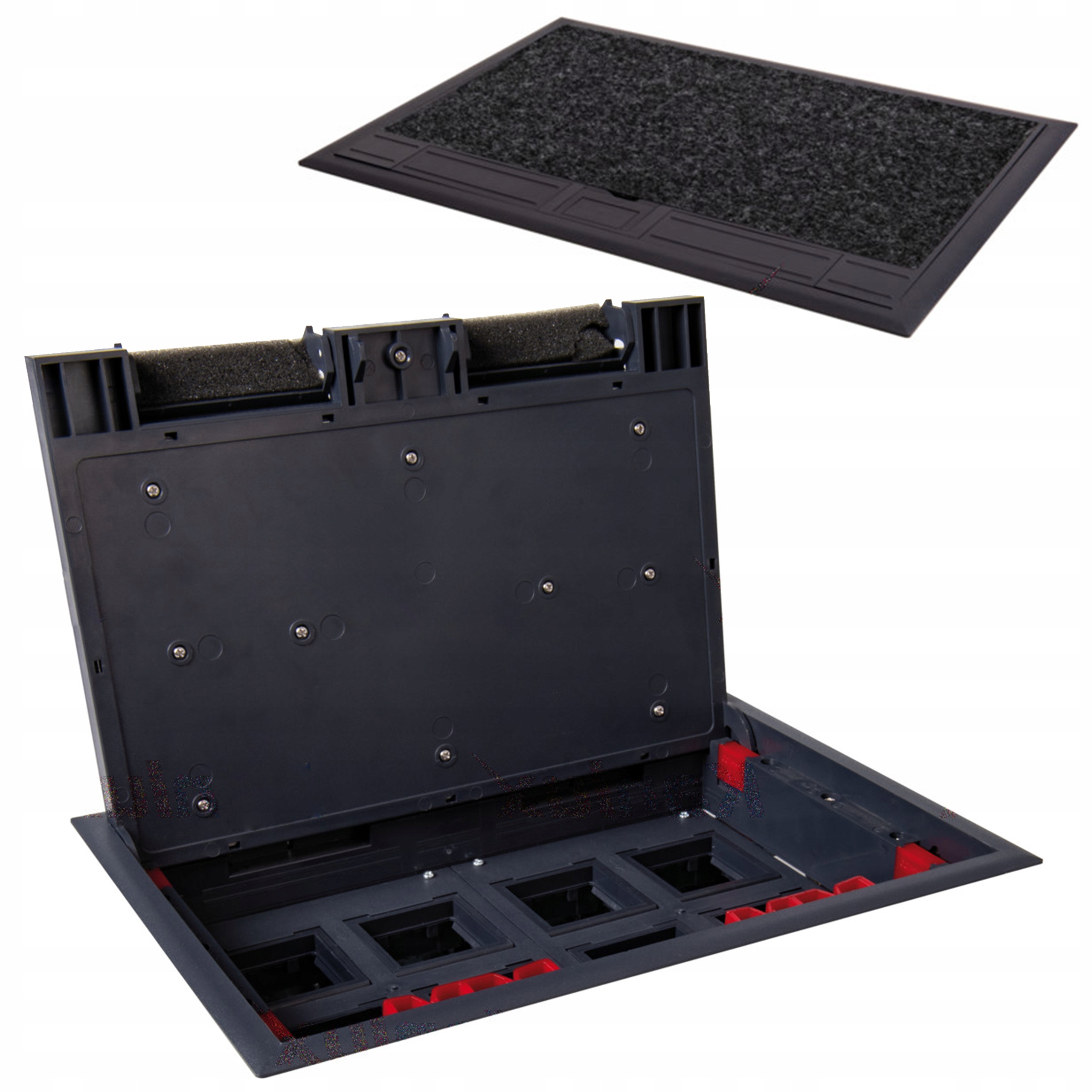 Podlahová krabice Floorbox Mediabox 8 modulů 8M
