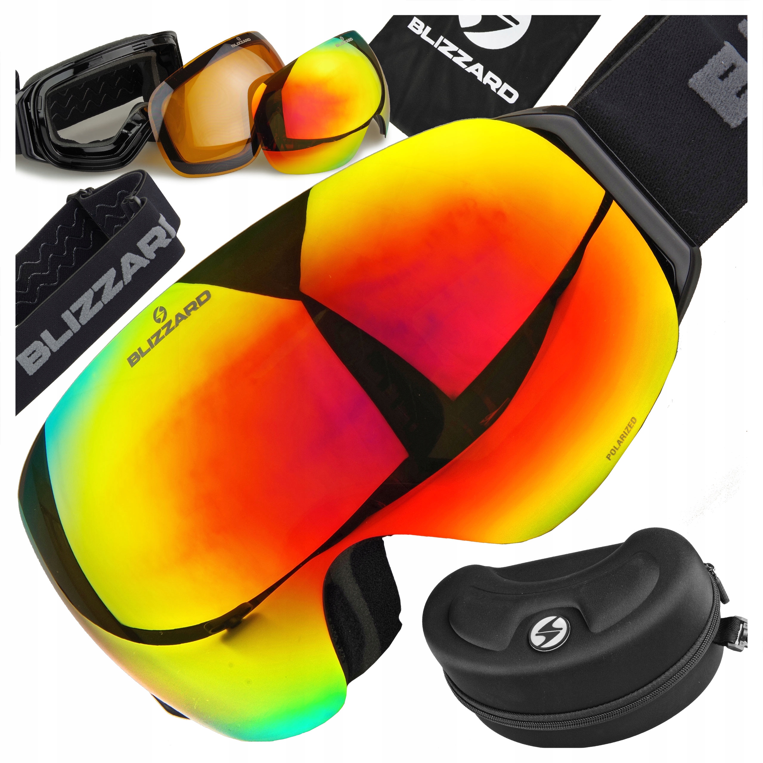 Lyžařské Brýle Blizzard 999 Zrcadlová Polarizace Skla Magnetic S3 S1