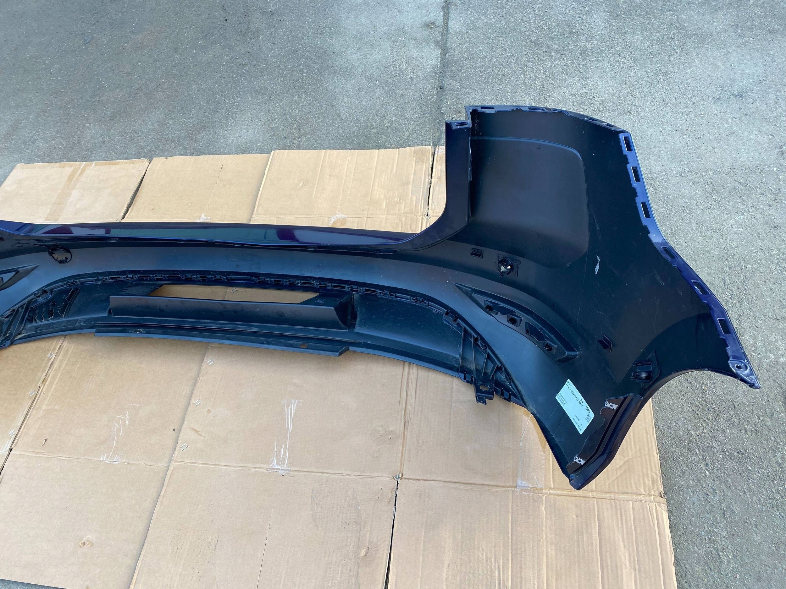 VW TOURAN III 5TA complete bumper rear part rear PDC LC5B
