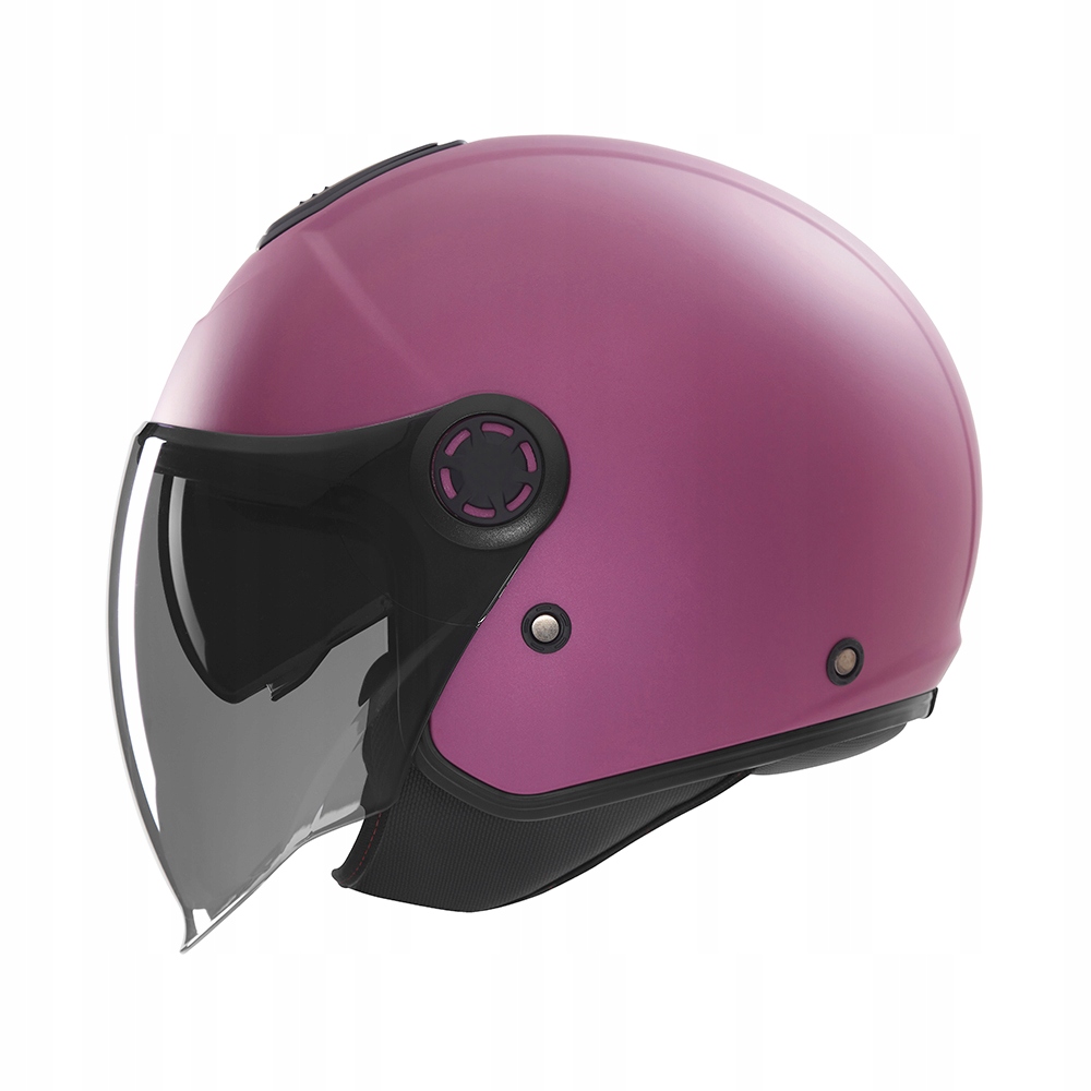 Nox Kask Otwarty Jet Z Blendą N182 Solid Kolor Fuksja Mat Rozmiar M