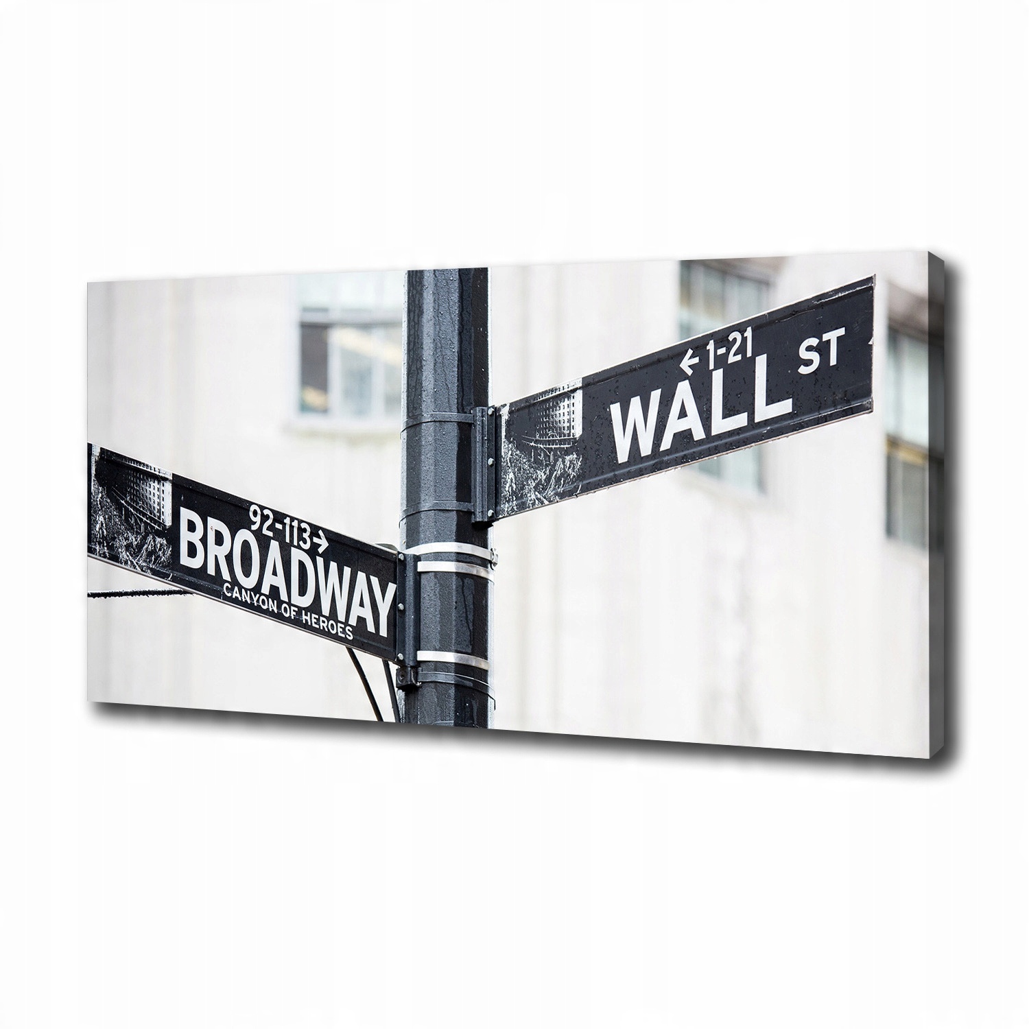 

Foto obraz na płótnie Wall street znak 100x50 cm