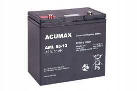 Akumulator techn. AGM serii AML 55Ah 12V Acumax