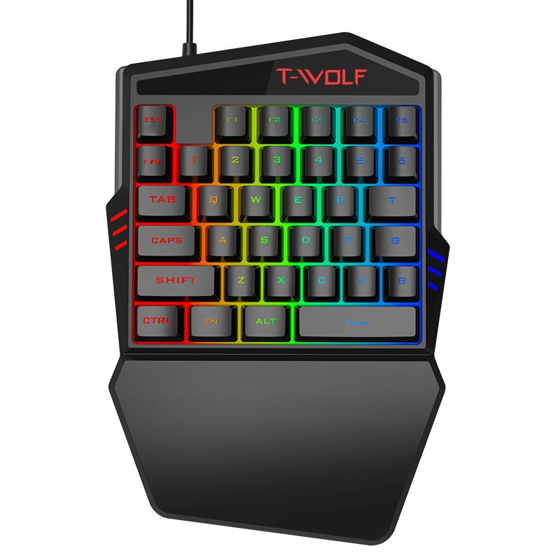 

Gamingowa klawiatura jednoręczna Rgb Led, keypad