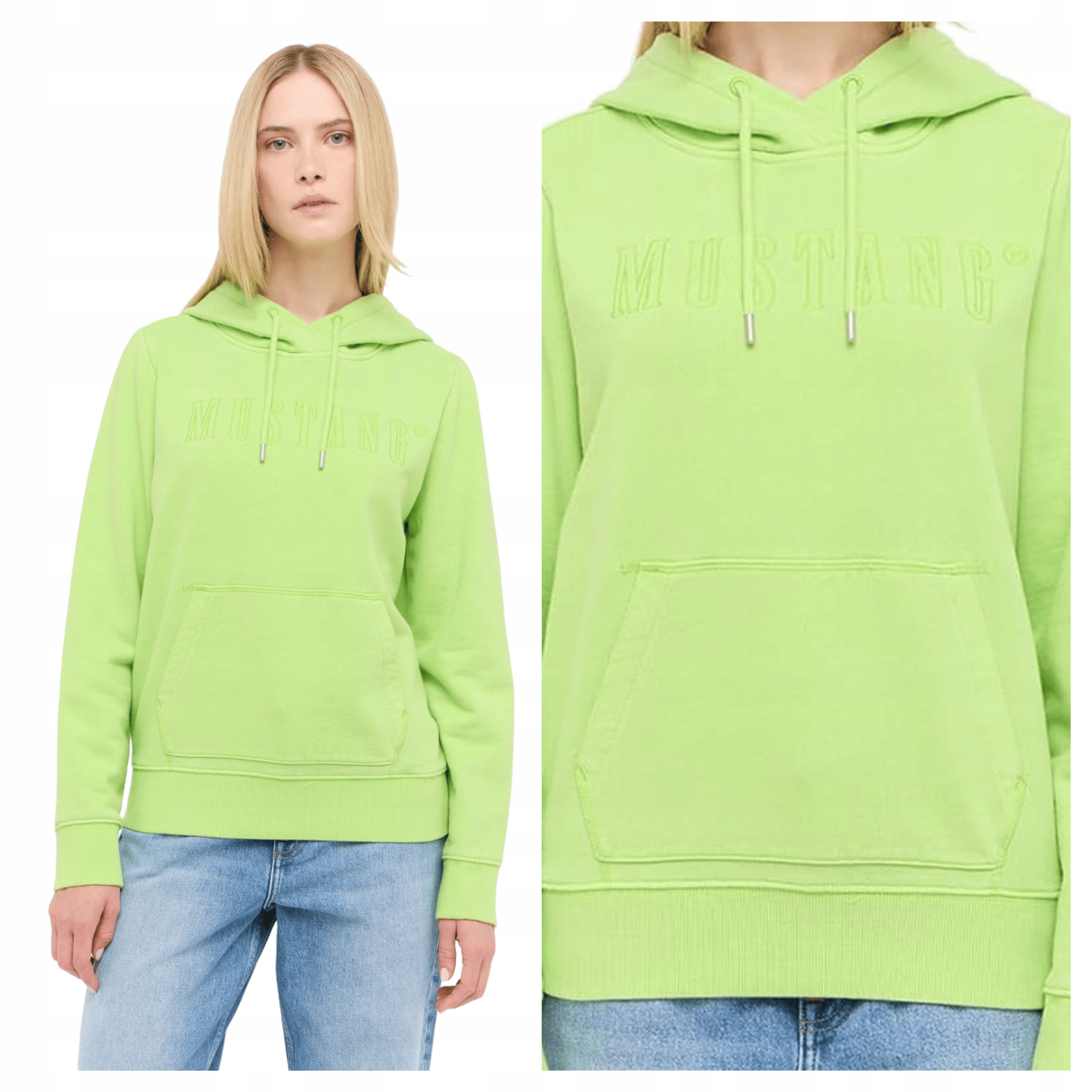 Dámská mikina Mustang Style Wichita M s otevřeným předním mikina