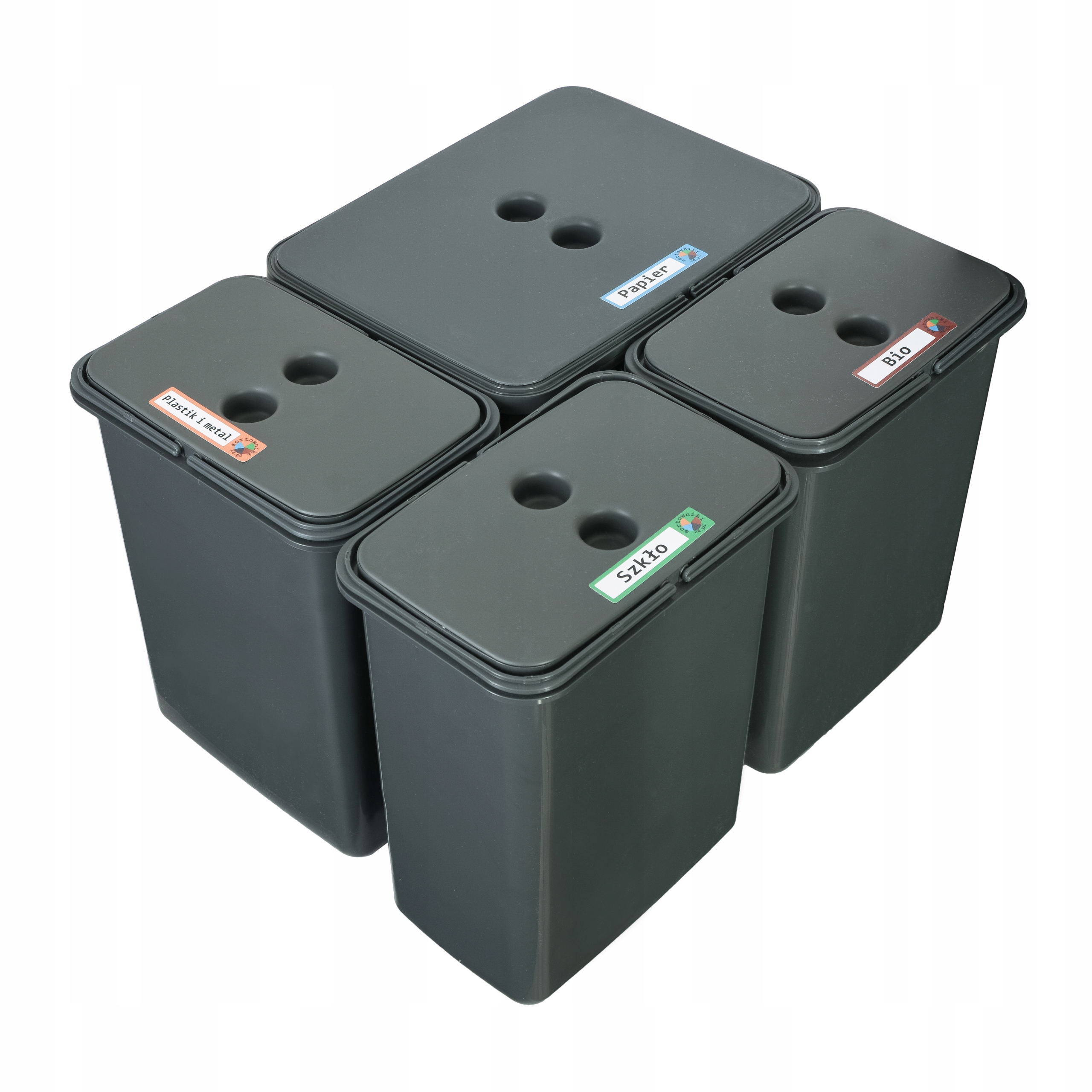 Zestaw koszy do segregacji Flexi do szuflady Blum 50–60 cm 1x16L 3x8L