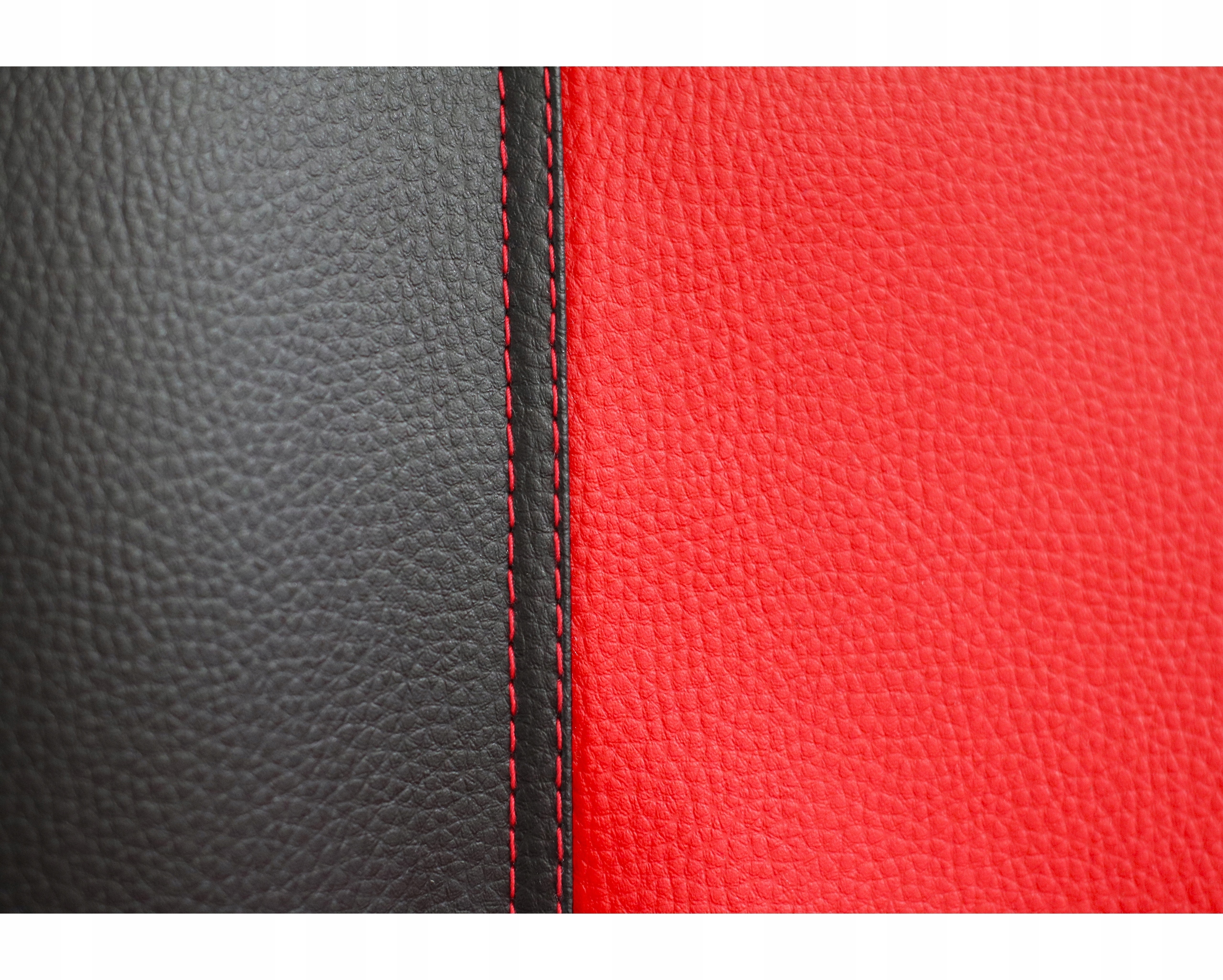 SKÓRZANE POKROWCE MIAROWE SAMOCHODOWE KOMPLET NA FOTELE DO KIA PROCEED 3 Materiał skóra sztuczna