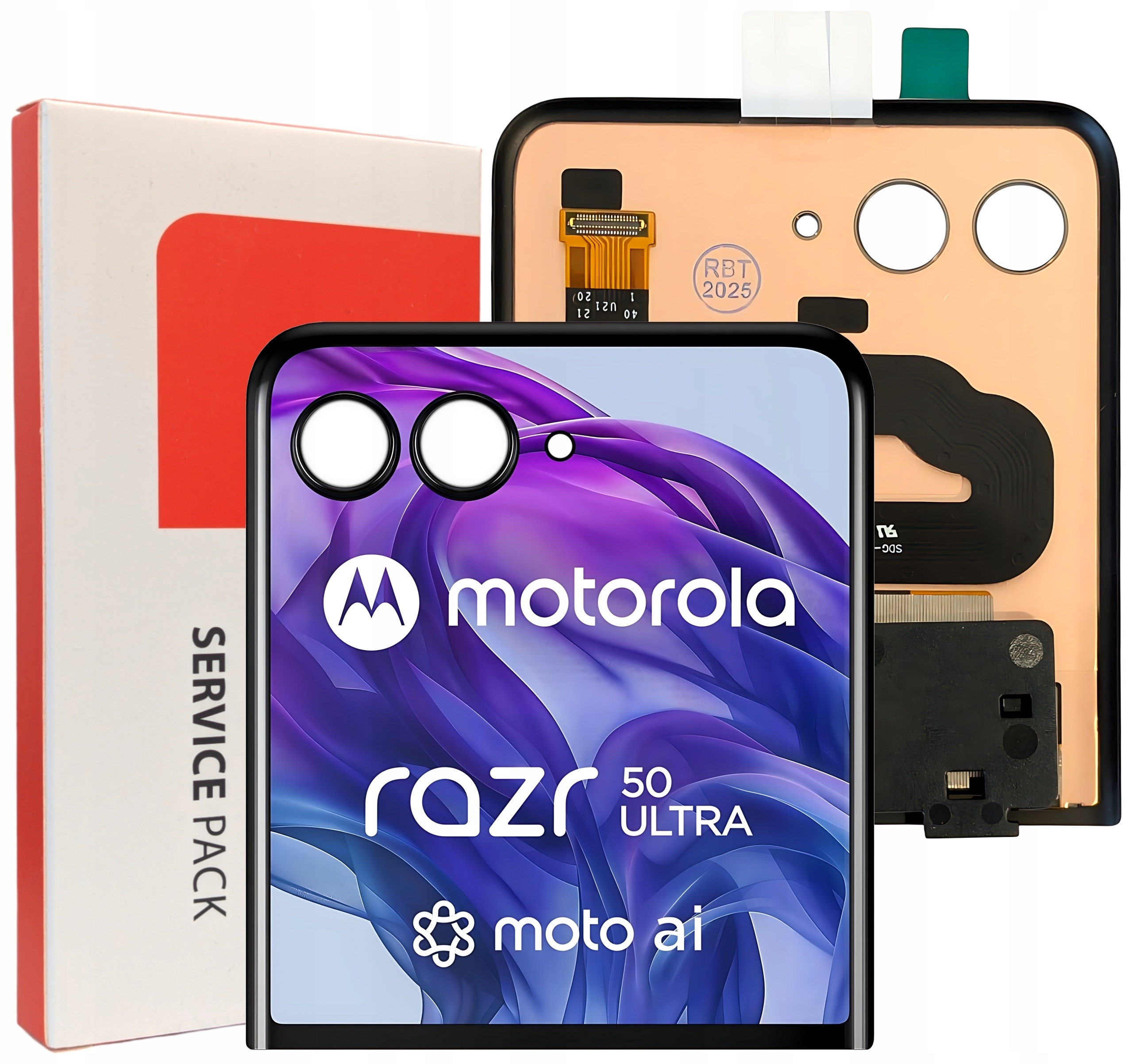 Displej pro Motorola Razr 50 Ultra Vnější LCD displej Originál Zila