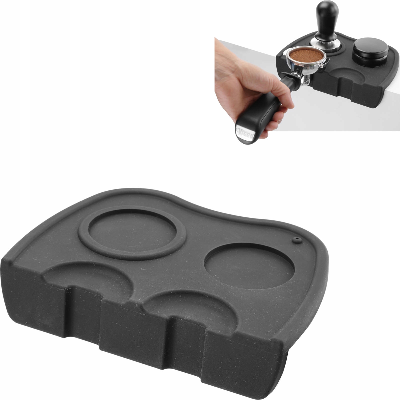 Levně Silikonová Podložka Na Desku Pod Tamper Pěchovadlo Na Kávu Dvojitá