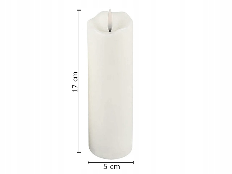 ŚWIECZKA LED NA BATERIE ŚWIECA LAMPKA XL BIAŁA Kod producenta BP.8762