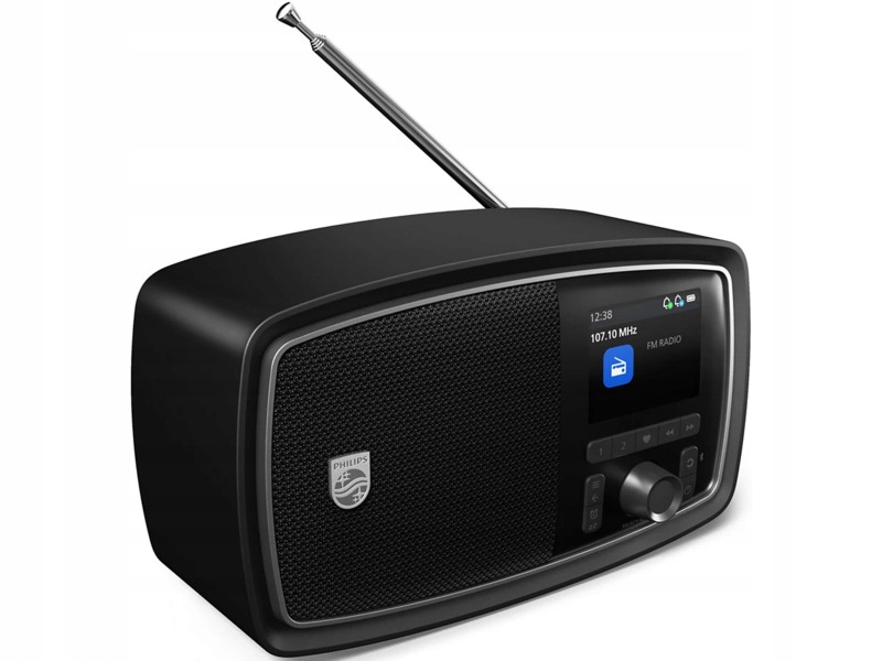 Radio Philips TAV2000FB/00 Cyfrowe Przenośne Czarny