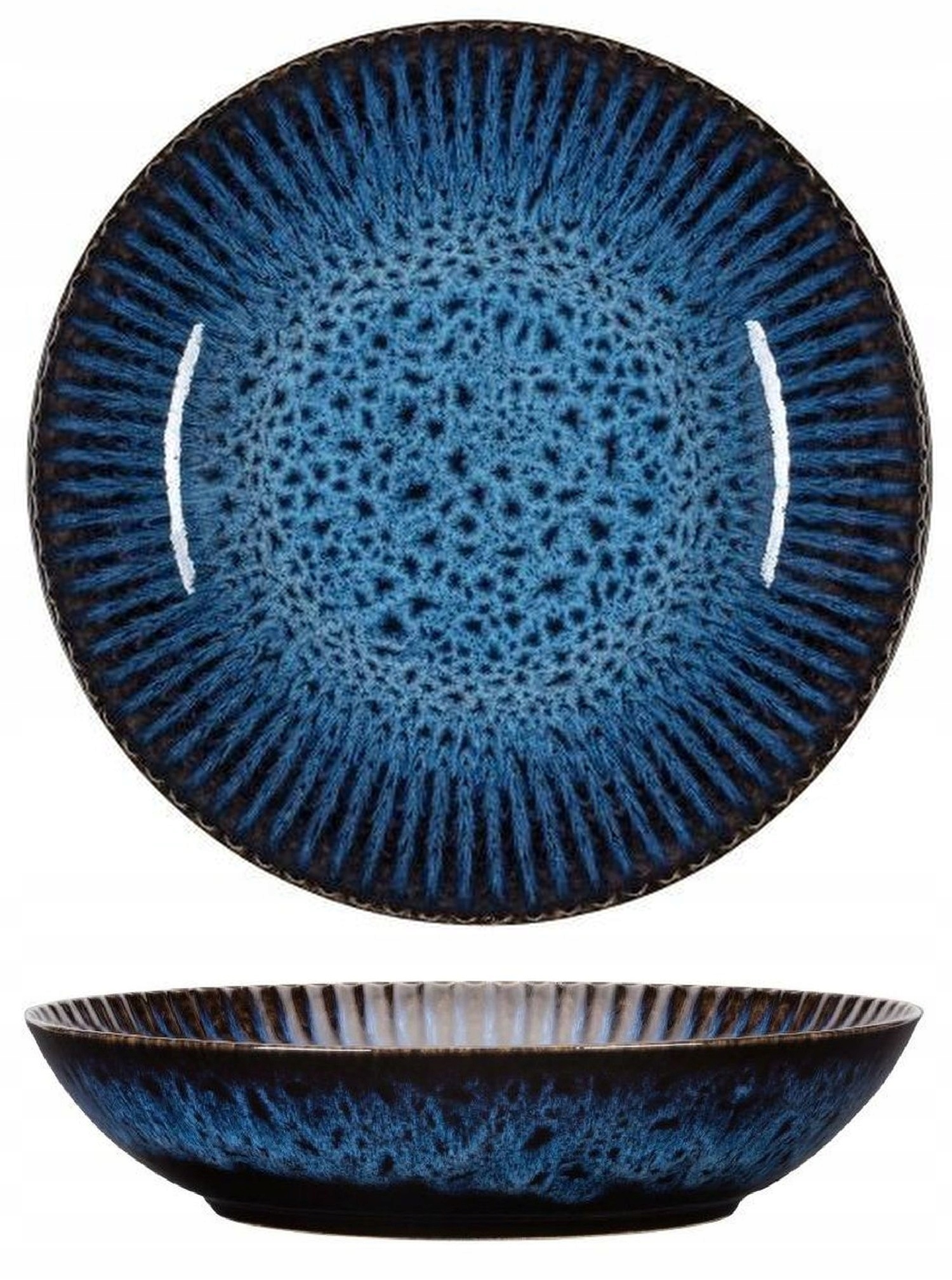 LUBIANA STONEWARE CERAMIC COSMOS TALERZ GŁĘBOKI DO ZUPY 22 CM AWANGARDOWY