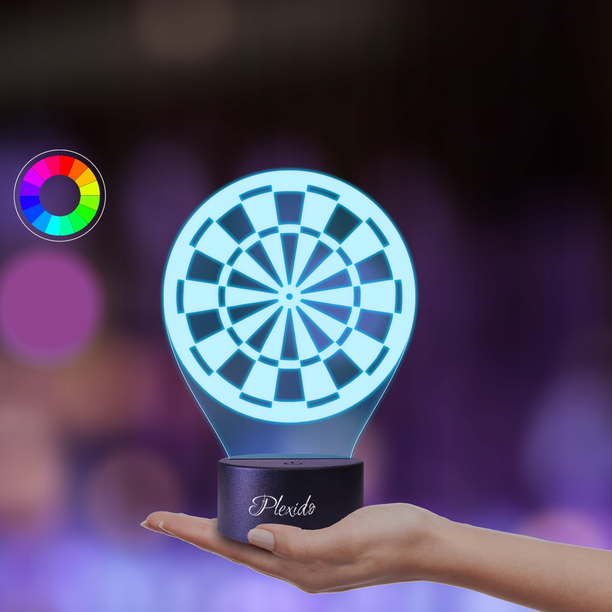 Lampka Stołowa Nocna 3D LED Tarcza do Rzutek Dart Kod producenta 5905342813774