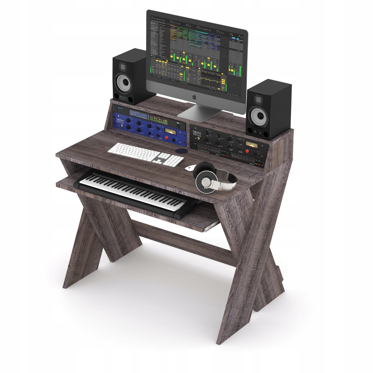 GLORIOUS Sound Desk Compact Walnut Biurko studyjne (246376) • Cena