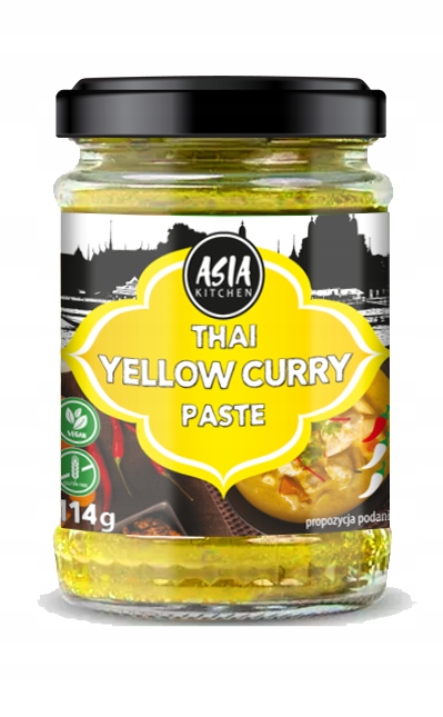 

Żółta Pasta Curry Yellow Curry 114 g Asia Kitchen