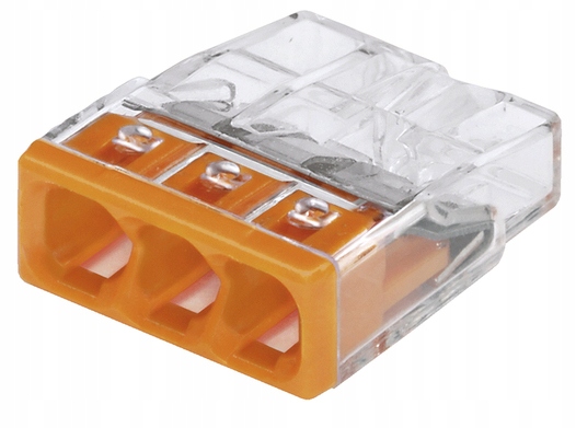 

Szybkozłączka Wago 2273-203 0,5-2,5 mm² 3 1szt.