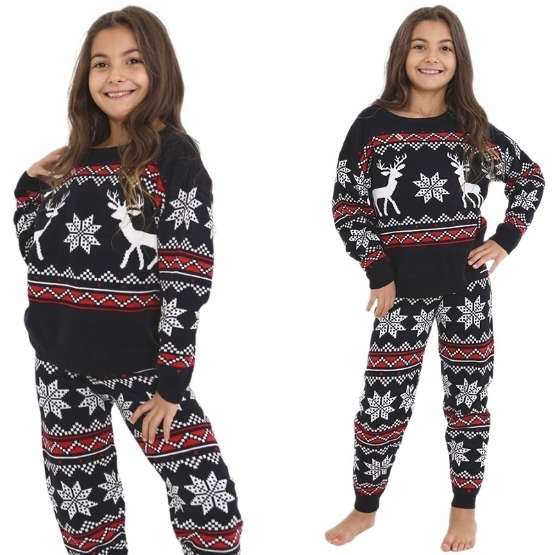

Dziecko Sweter Świąteczny Z Spodniami Strój 11/12