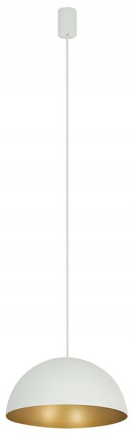 Závesná lampa Hemisphere S Biela Zlatá Kovová Tienidlo 1xGX53 33 cm Stropná