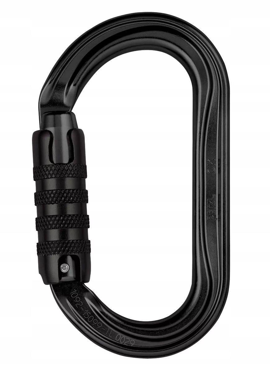 Karabinek Petzl Ok Triact lock Black