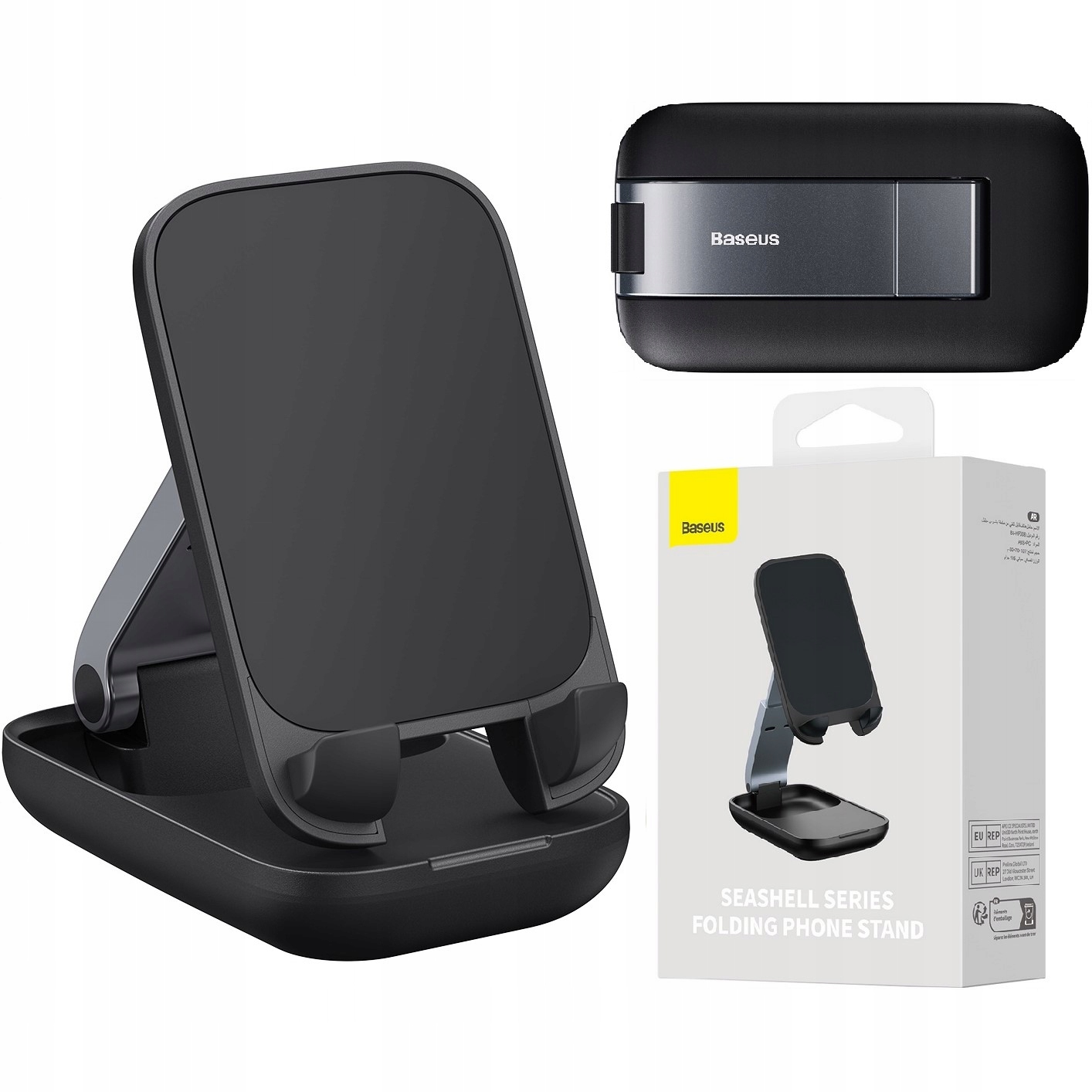 BASEUS UCHWYT NA TELEFON SMARTFON PODSTAWKA STOJAK BIURKOWY SKŁADANY
