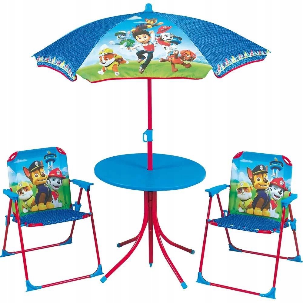 

Psi Patrol Ogrodowy Dzieci Stolik Krzesła Parasol
