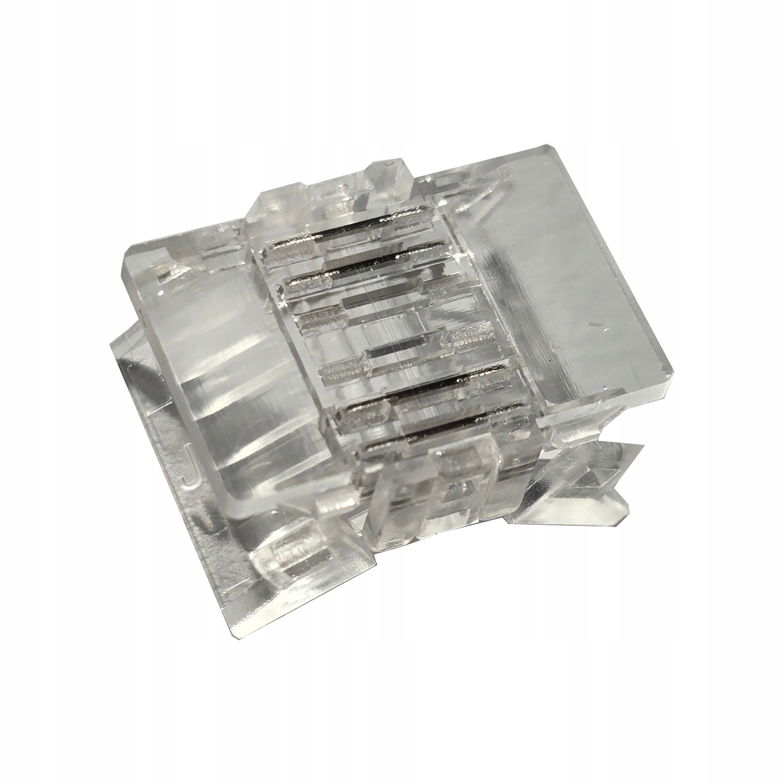 ZŁĄCZKA PROSTA DO TAŚM LED RGB COB 10mm NEON DWUSTRONNY CLIPS NA ZATRZASK Stan opakowania oryginalne