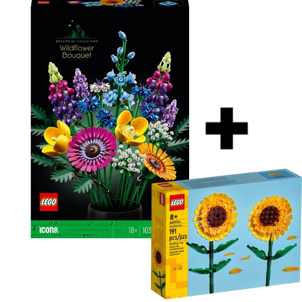 Lego Icons Kytice Louských Květin 10313 Lego 40524 Dárková Sada
