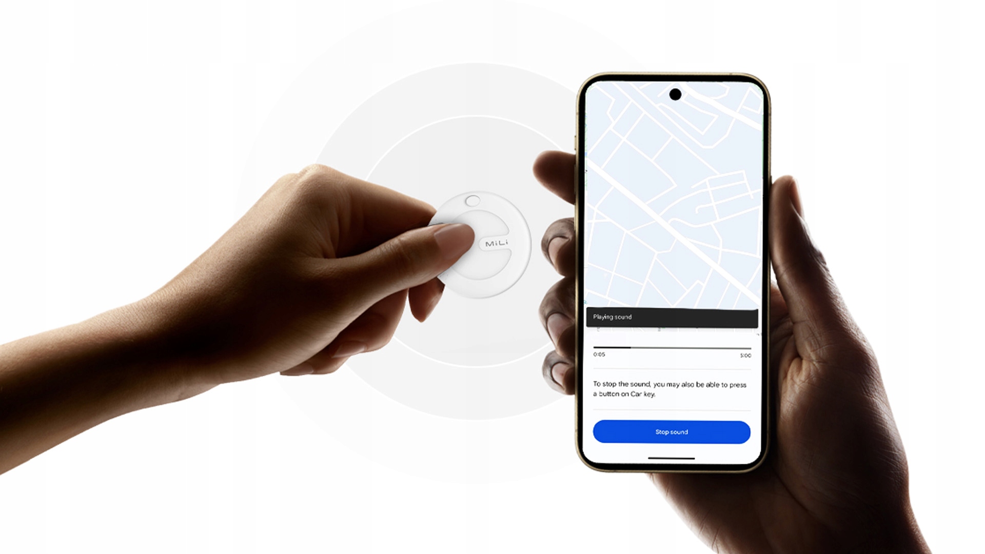 GPS-локатор 3x MiTag MiLi ANDROID+ 3x Кейс Брелок для ключів собаки від рюкзака