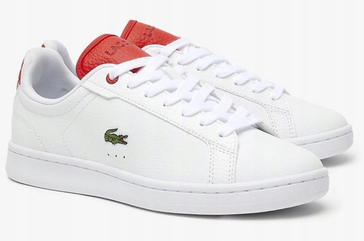 Boty Lacoste Carnaby Pro 745SFA0056286 kožené bílé 40,5