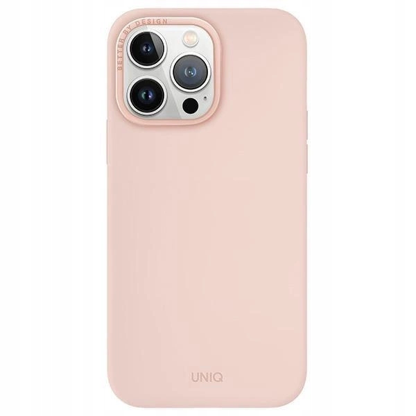 Pouzdro Uniq Lino Hue Magclick Charging pro iPhone 15 Pro Max růžové