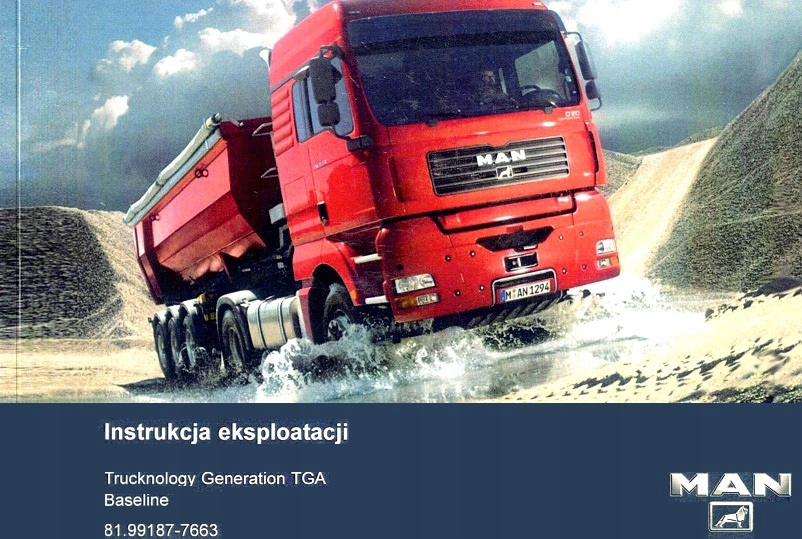 MAN TGA ПОЛЬСЬКИЙ КЕРІВНИЦТВО КОРИСТУВАЧА EURO 2 3 4 5