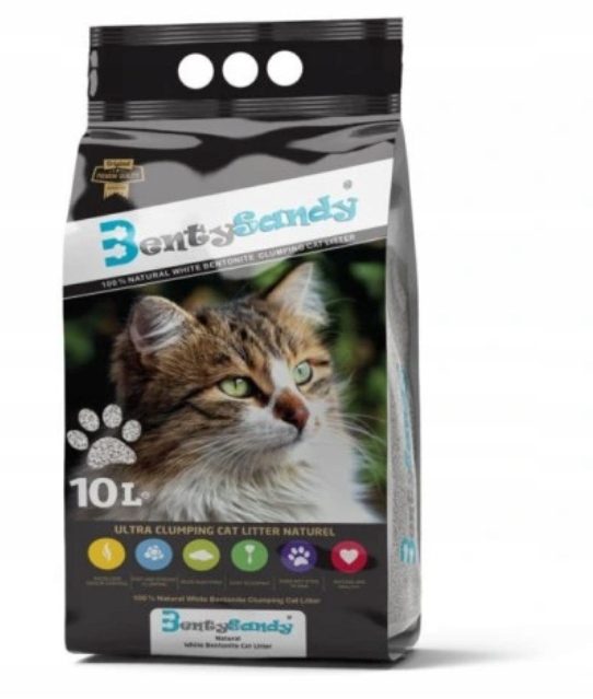 Levně Stelivo pro kočky BentySandy 10 l bezprašné bentonitové