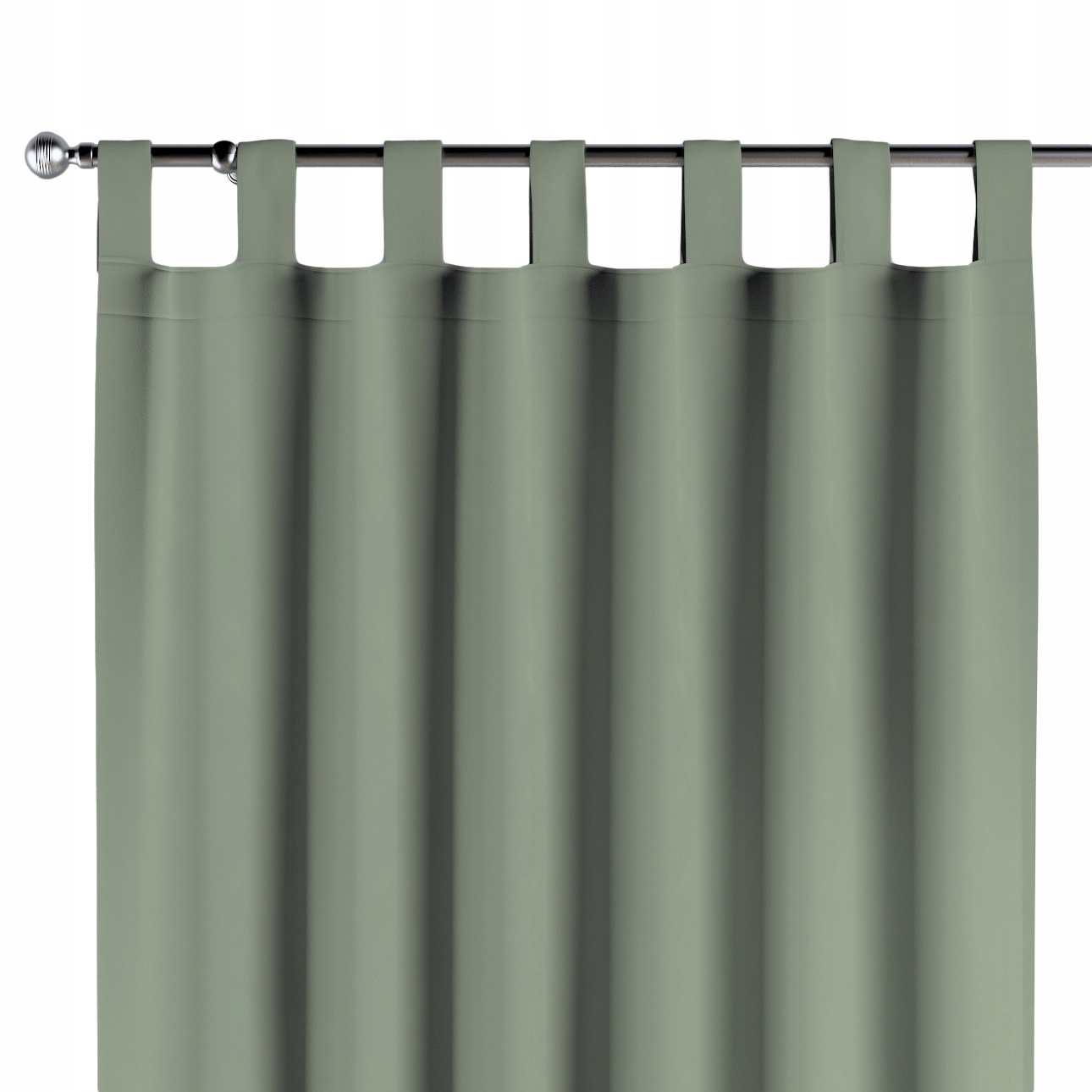 Záves s trakmi 1 ks 140x260cm zelený